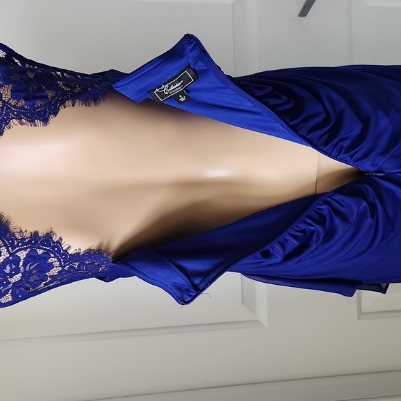 Collection Dressbarn Cocktail Dress 6, Royal Blue - Picture 11 of 13